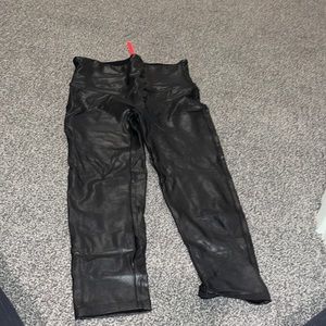 Spanx faux leather leggings